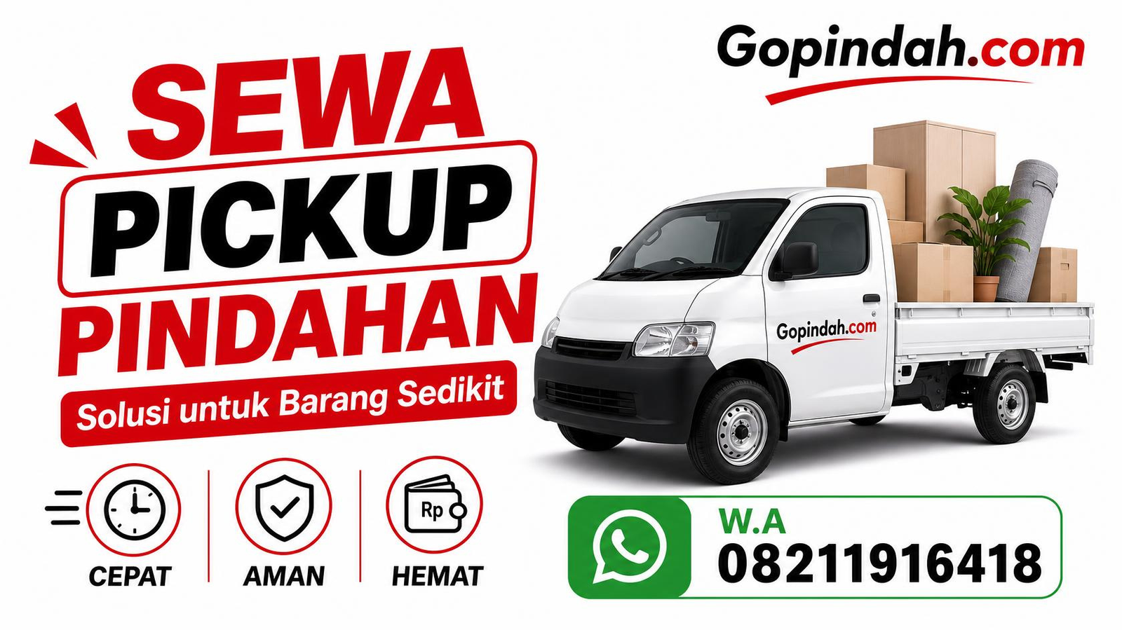 Sewa Pickup Pindahan Solusi untuk Barang Sedikit